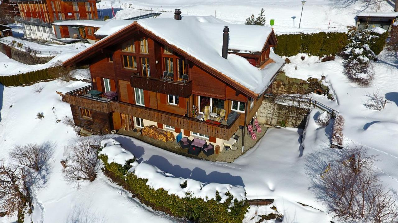 Chalet Protea Wengen Bagian luar foto
