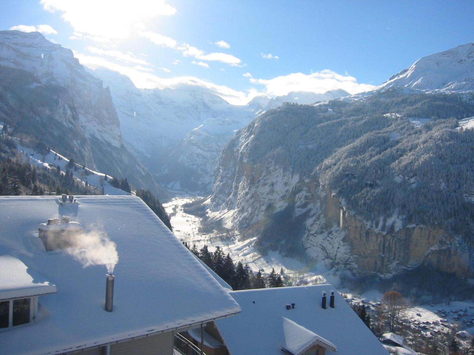 Chalet Protea Wengen Bagian luar foto