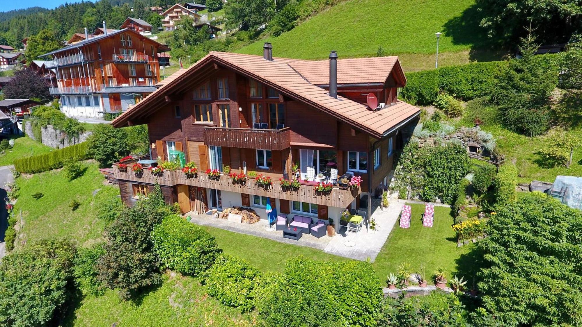Chalet Protea Wengen Bagian luar foto